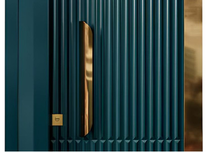 Stilvolle Dunkelgrüen EIngangstür Stilvolle Metall Sicherheitstüren