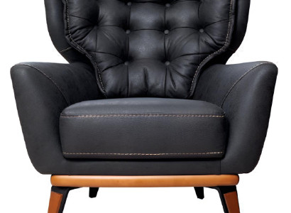 Schwarzer Sessel – elegant bequem und modern für Ihr Zuhause