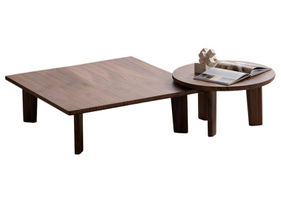 Exklusiver Couchtisch Brauner Wohnungstisch Sofatisch Kaffeetisch