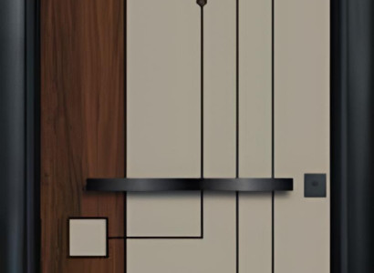 Exklusive Beige Eingangstür Hochwertige Flurtüren Designer Haustür