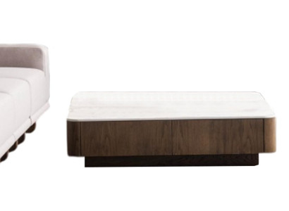 Beige Wohnzimmer Garnitur Relaxsofa Designer Sessel Holztisch 3tlg