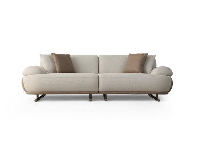 Elegantes 3-Sitzer Sofa in Beige mit zeitlosem Design