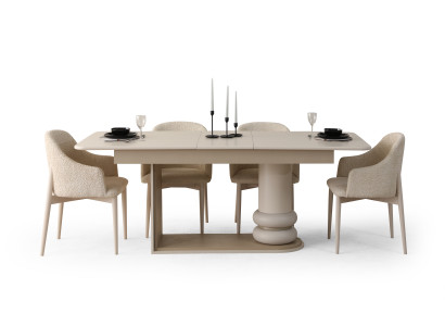 Modernes Esszimmer-Set mit Esstisch und 6 Stühlen