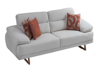 Stilvolles Polstersofa Designer Wohnzimmer 3-Sitzer Textilcouch