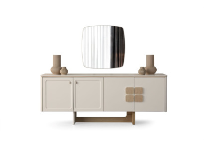 Elegantes Sideboard mit Spiegel für stilvolles Wohnen