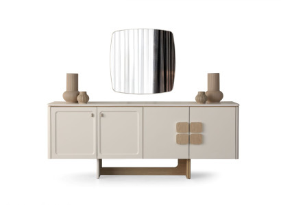 Elegantes Sideboard mit Spiegel für stilvolles Wohnen