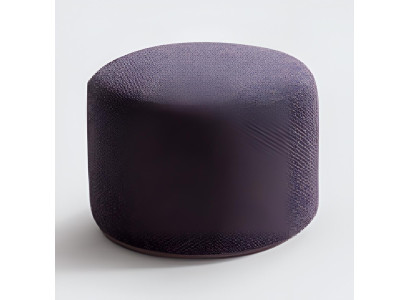 Stilvoller Violett Hocker Designer Textilhocker Polsterhocker Möbel