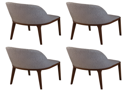 Exklusive Küchenstühle DEsigner Stuhl-Set Stoffstühle Küchenstühle