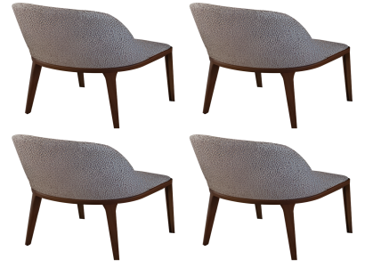 Exklusive Küchenstühle DEsigner Stuhl-Set Stoffstühle Küchenstühle