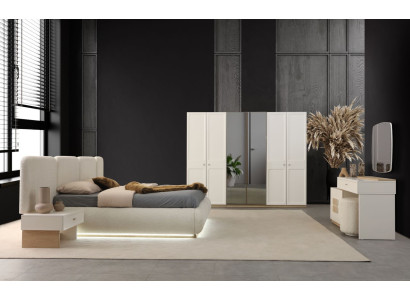 Modernes 5-tlg. Schlafzimmer-Set mit Bett Stauraum & Stil