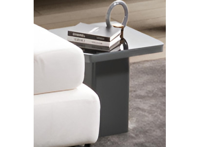 Stilvoller Glastisch Wohnzimmer Beistelltisch Edle Glasoberfläche