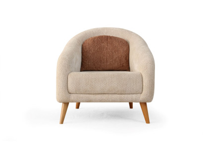 Stilvoller Sessel mit hohem Sitzkomfort für modernes Wohnen