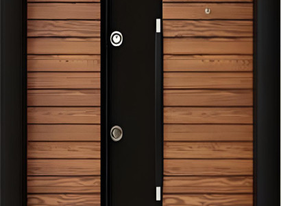 Zuverlässige Braune Eingangstür Hochwertige Sicherheitstüren Haustür