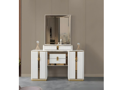 Weißer Schminktisch Moderner Frisiertisch Designer Frauentisch