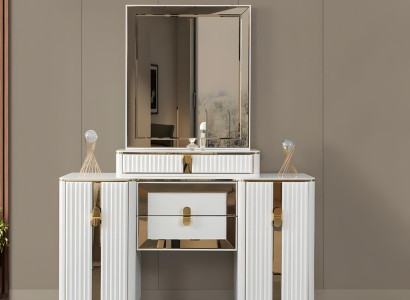 Weißer Schminktisch Moderner Frisiertisch Designer Frauentisch