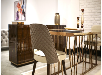 Komplette Esszimmergarnitur Küchentisch 8x Sitzstühle Konsole Möbel