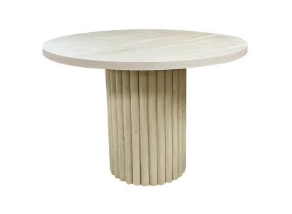 Zeitgenössischer Couchtisch Travertin Tisch Designer Kaffeetisch