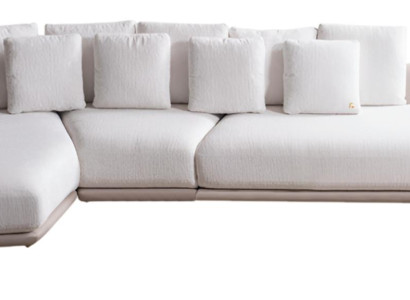 Weißes Modulsofa Designer Ecksofa Modernes L-Form Sofa Luxus Möbel