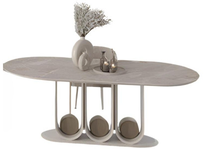 Moderner Esszimmer Tisch Edle Küchentische Designer Marmorimitation