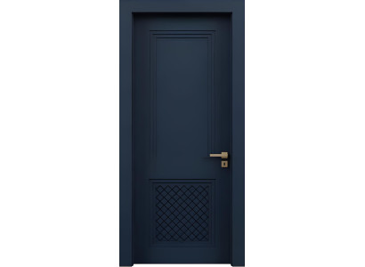 Dunkelblaue Innentür Designer Wohnungstüren Edle Sicherheitstüren