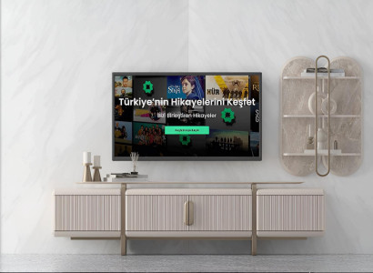 Beiges TV-Lowboard Designer Wohnzimmer TV-Board Holz TV-Ständer