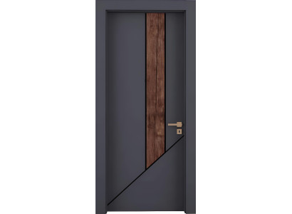 Luxuriöse Graue Wohnungstür Designer Robuste Innentüren Hoteltür