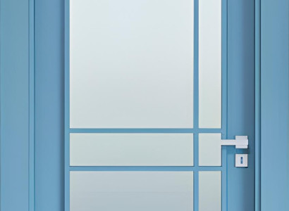 Exklusive Blaue Innentür Designer Glastür Haustüren Wohnungstüren