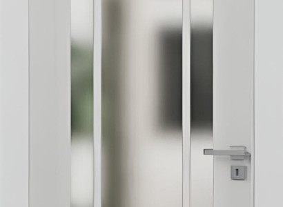 Weiße Kompletttür Stilvolle Innentüren Haustüren Sicherheits PVC-Tür