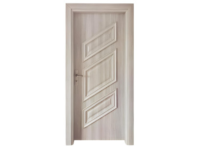 Stilvolle Beige Einzeltür Designer PVC-Tür Haustür Wohnungstüren