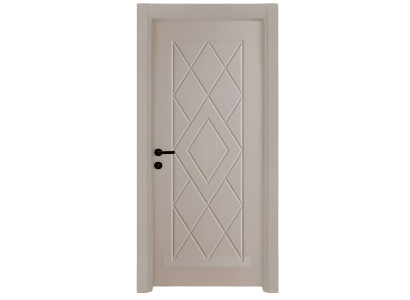 Exklusive Beige Holztür Designer Wohnungstüren PVC-Beschichtung