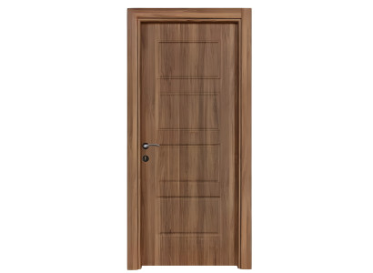 Schicke Braune Wohnungstür Designer Einzeltür Hoteltüren Kompletttür