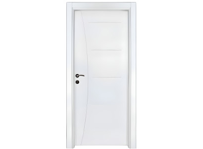 Designtür Stilvolle Weiße Haustür Wohnungstüren PVC-Beschichtung