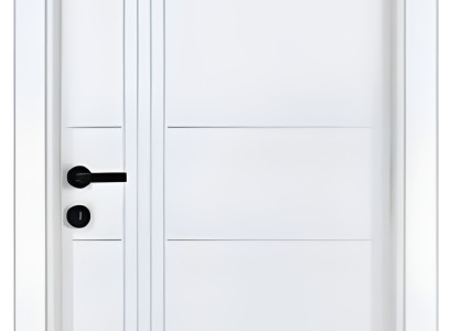 Weiße PVC-Tür Designer Holztüren Edle Haustüren Wohnungstüren