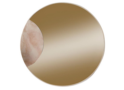 Exklusiver Runder Spiegel Designer Wohnzimmer Glasspiegel Möbel