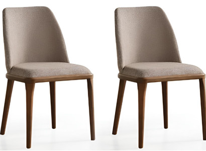 Set aus 2 komfortablen Stühlen mit elegantem, modernem Design