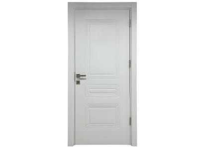 Weiße Holzwerktür Edle Innentür Stilvolle Wohnungstüren Haustüren