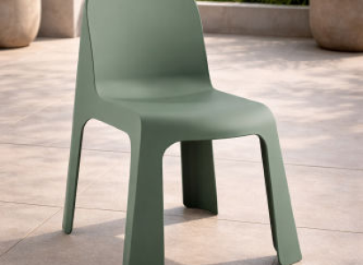 Grüner Terrassenstuhl Designer Gartenstühle Ferienhaus Stühle
