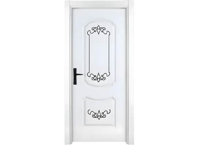 Luxuriöse Weiße Haustür Wohnungstüren Robuste Sicherheitstüren