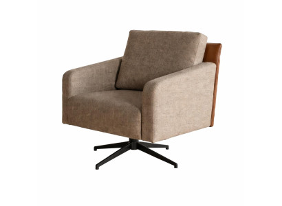 Stilvoller Beiger Sessel Exklusiver Armlehnensessel Relaxsessel