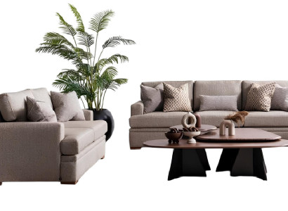 Wohnzimmer-Set 3-Sitzer 2-Sitzer und 2x Sessel in elegantem Design