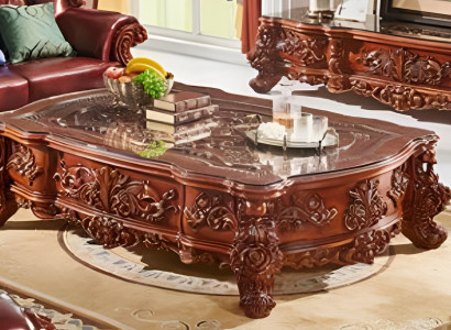 Couchtisch Kaffeetisch Designertisch Klassisches Wohnzimmertisch Holztisch