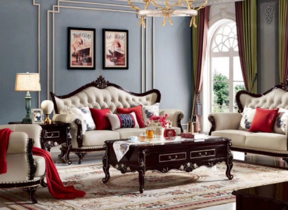 Wohnzimmer Weiß Sofagarnitur Kunstleder Komplettes Designersofa Set 5tlg