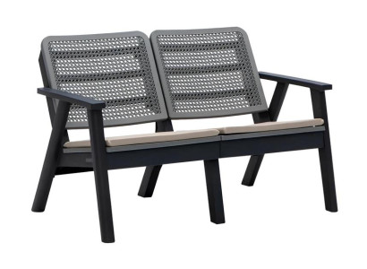 Stilvolle Gartenbank Designer Terrassenbank Luxuriöse Gartenmöbel