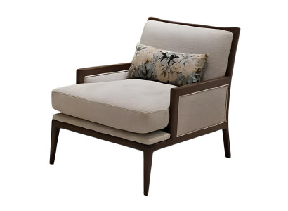 Zeitloser Grau Sessel in hochwertiger Optik