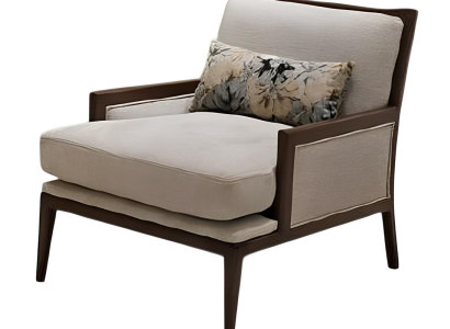 Zeitloser Grau Sessel in hochwertiger Optik