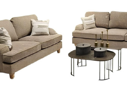 Modernes Wohnzimmer-Set 3-Sitzer und 2-Sitzer für maximalen Komfort