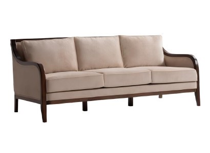 Komfortabler 3-Sitzer in warmem Beige – modern und elegant
