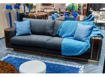 Stilvolles 4-Sitzer Sofa Designer Wohnzimmer Luxus Sitzcouch