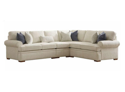 Modulares Ecksofa in L-Form – Elegant in Weiß für Ihr Wohnzimmer