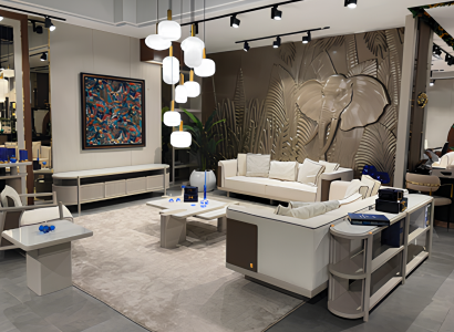 Weiße Polster Couchgarnitur Designer 4-Sitzer 2x Sessel Couchtisch